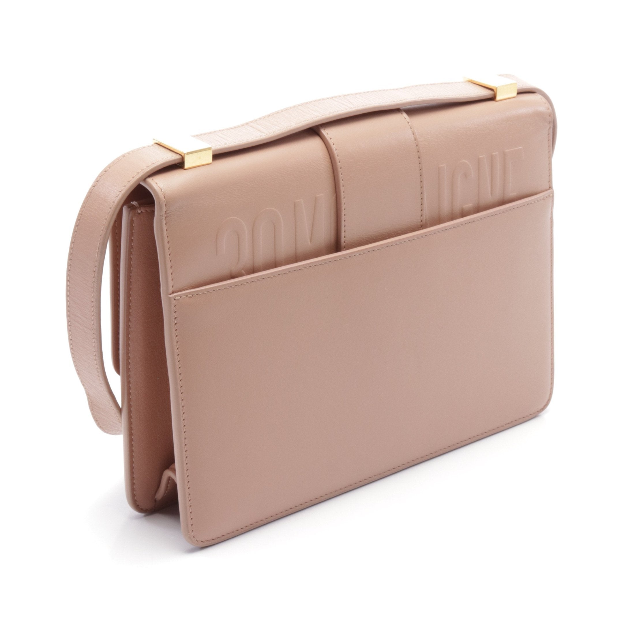 Dior 30 MONTAIGNE Montaigne Shoulder bag Leather Pink beige