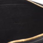 Dior Karo Double Pouch Shoulder bag Leather Black