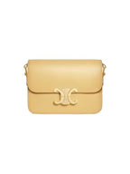 CELINE Teen Triomphe Shiny Calfskin Cross Bag Fallen