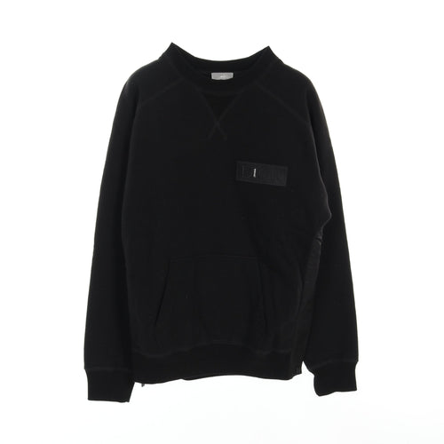 Dior DIOR * sacai Sweatshirt Logo Cotton Black
