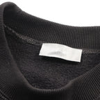 Dior DIOR * sacai Sweatshirt Logo Cotton Black