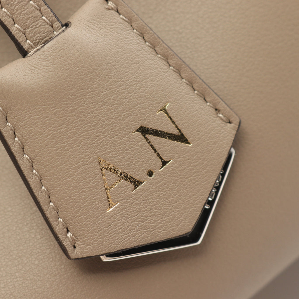 FENDI BY THE WAY MEDIUM By the way Medium Handbag Leather Gray beige 2WAY