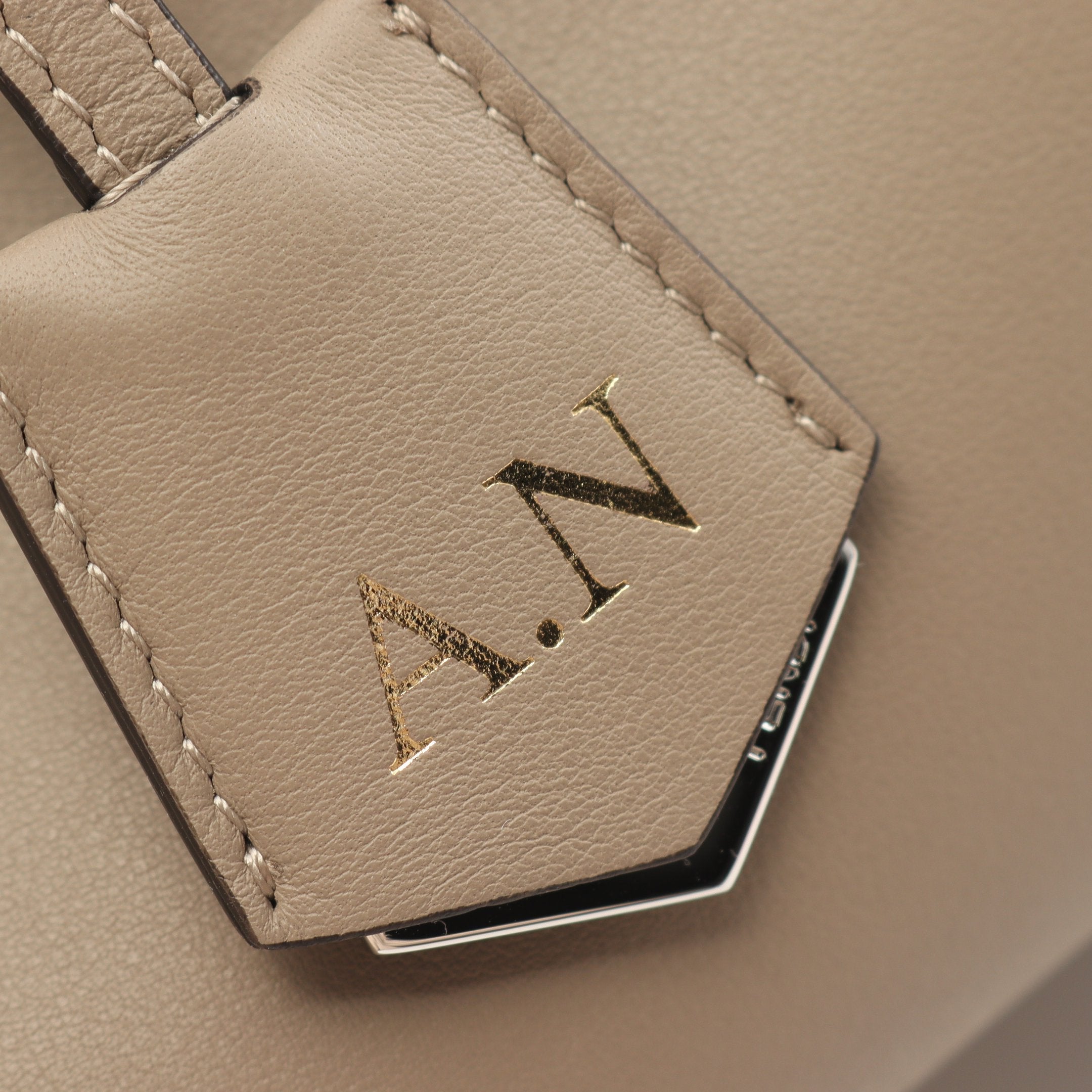 FENDI BY THE WAY MEDIUM By the way Medium Handbag Leather Gray beige 2WAY