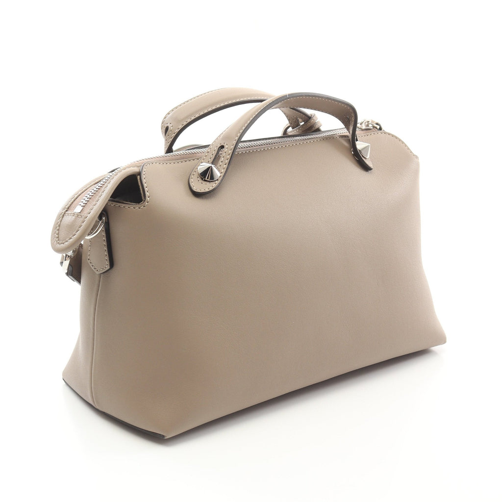 FENDI BY THE WAY MEDIUM By the way Medium Handbag Leather Gray beige 2WAY
