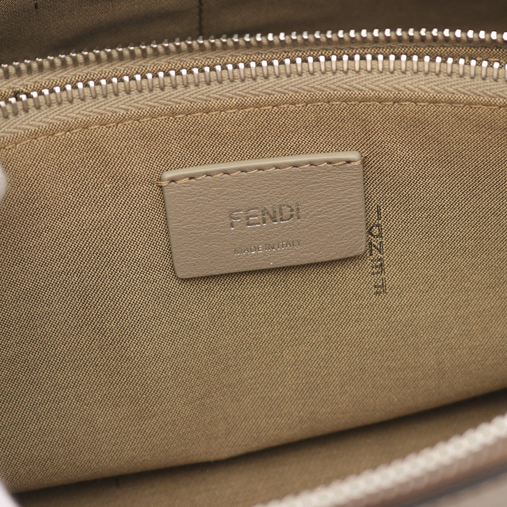 FENDI BY THE WAY MEDIUM By the way Medium Handbag Leather Gray beige 2WAY