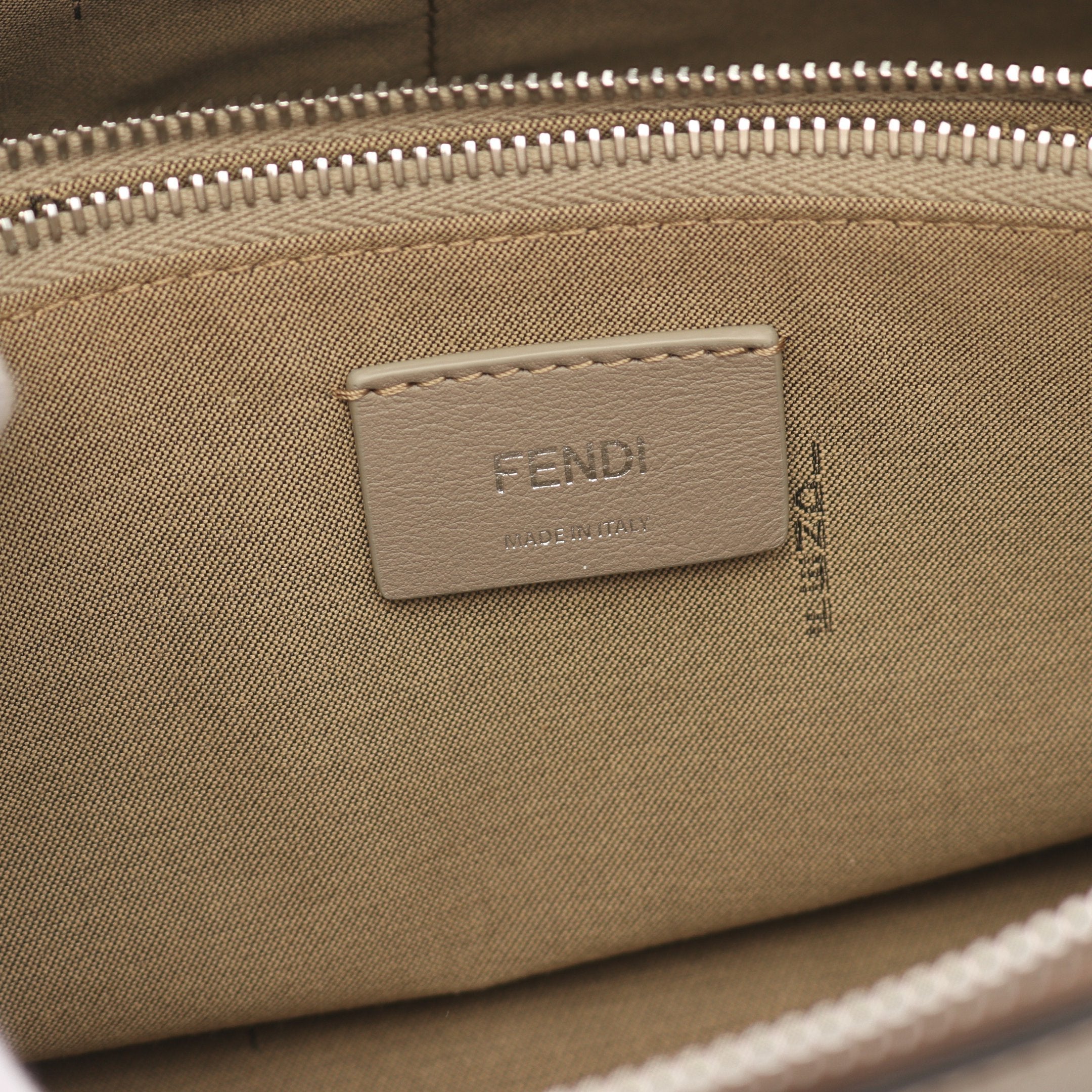 FENDI BY THE WAY MEDIUM By the way Medium Handbag Leather Gray beige 2WAY