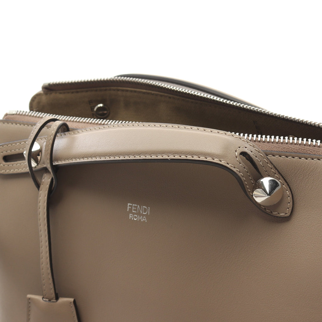 FENDI BY THE WAY MEDIUM By the way Medium Handbag Leather Gray beige 2WAY