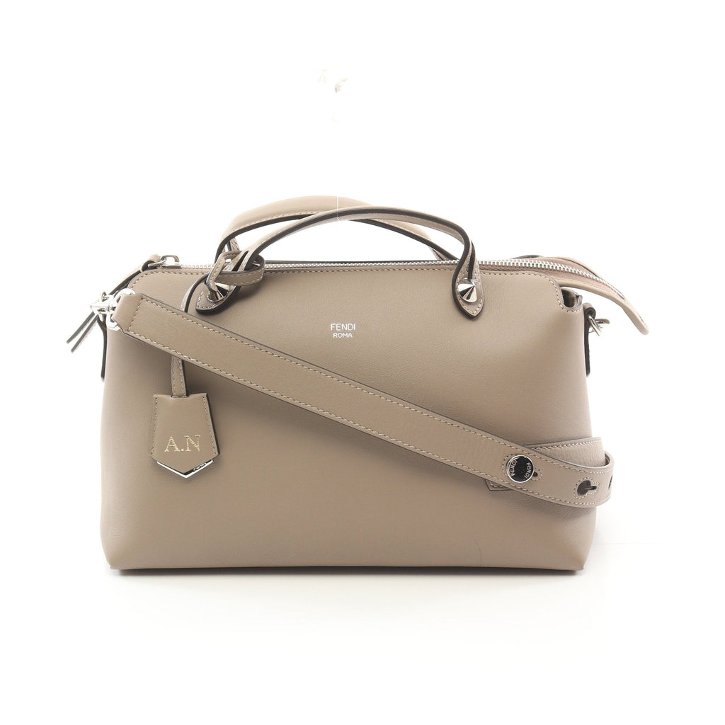 FENDI BY THE WAY MEDIUM By the way Medium Handbag Leather Gray beige 2WAY