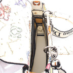Dior LADY D-LITE Medium Handbag Canvas White Multicolor 2WAY