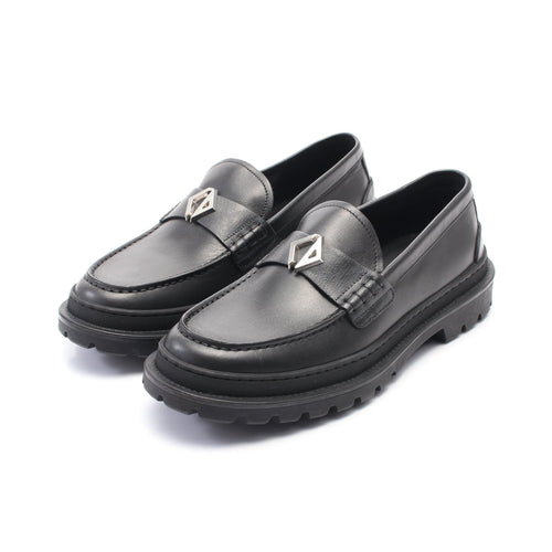 Dior Loafers Leather PVC Black