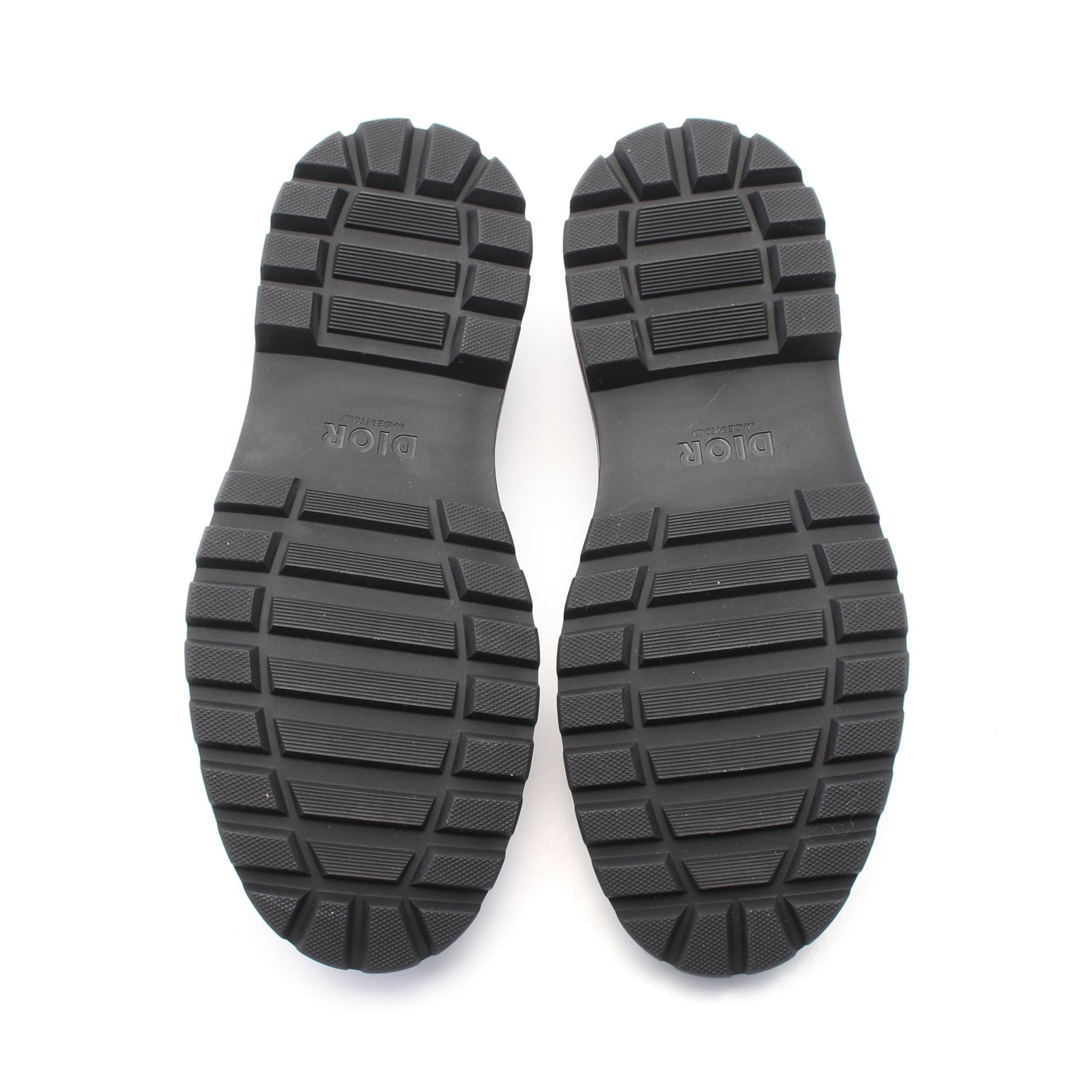 Dior Loafers Leather PVC Black