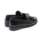 Dior Loafers Leather Black Tassel