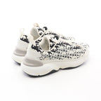 Dior B24 Oblique Sneakers Fabric White Black