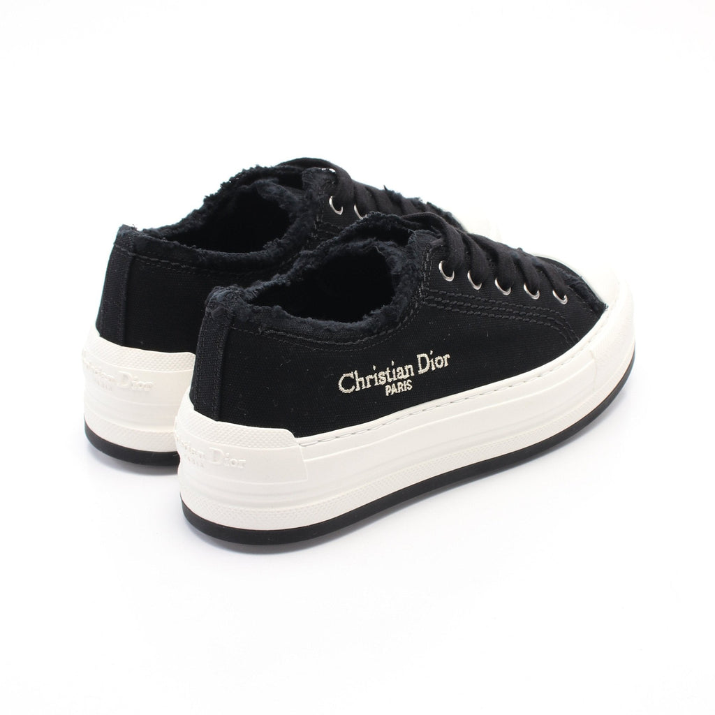 Dior Sneakers Canvas Black Platform