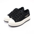 Dior Sneakers Canvas Black Platform