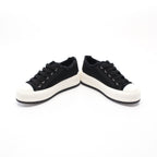 Dior Sneakers Canvas Black Platform