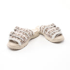 Dior DIOR * Travis Scott Cactus Jack Boa Fabric Sandals Fabric Beige 22AW