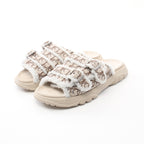 Dior DIOR * Travis Scott Cactus Jack Boa Fabric Sandals Fabric Beige 22AW