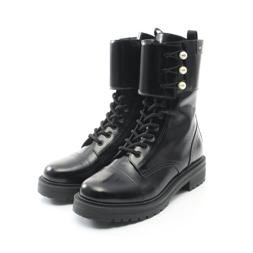 Dior D-Strike Short Boots Leather Black