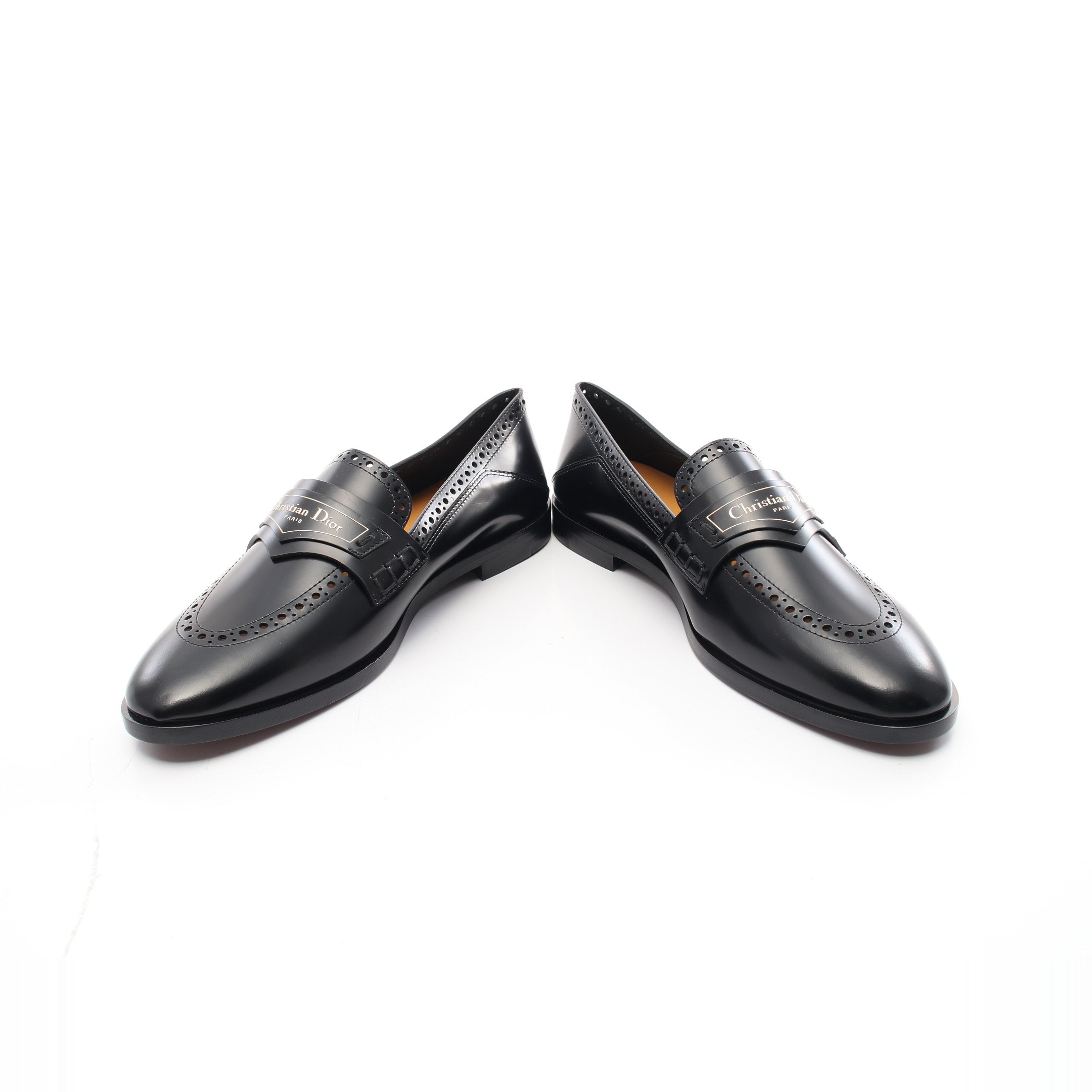 Dior BOY Loafers Leather Black