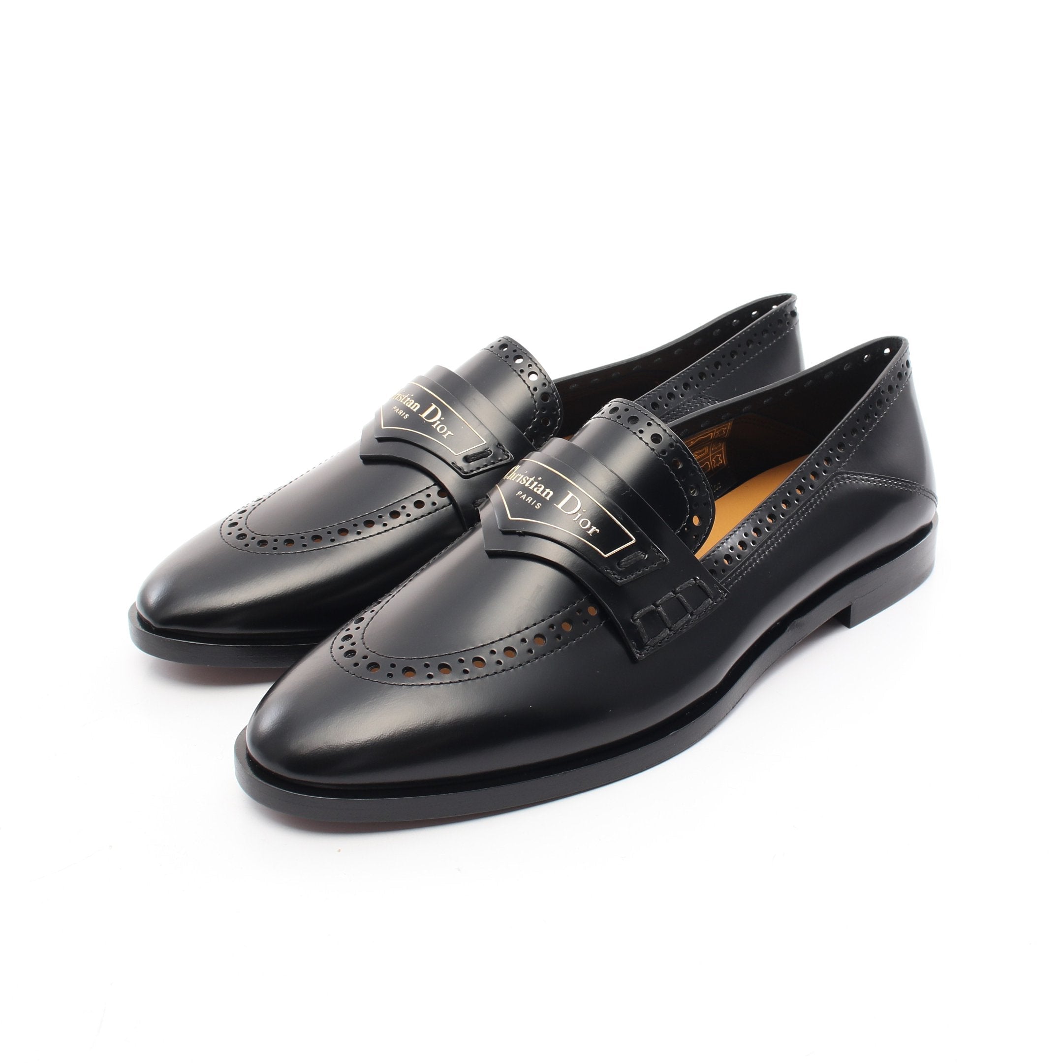 Dior BOY Loafers Leather Black