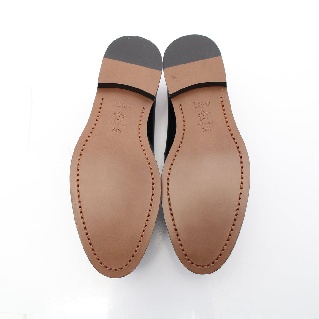 Dior BOY Loafers Leather Black