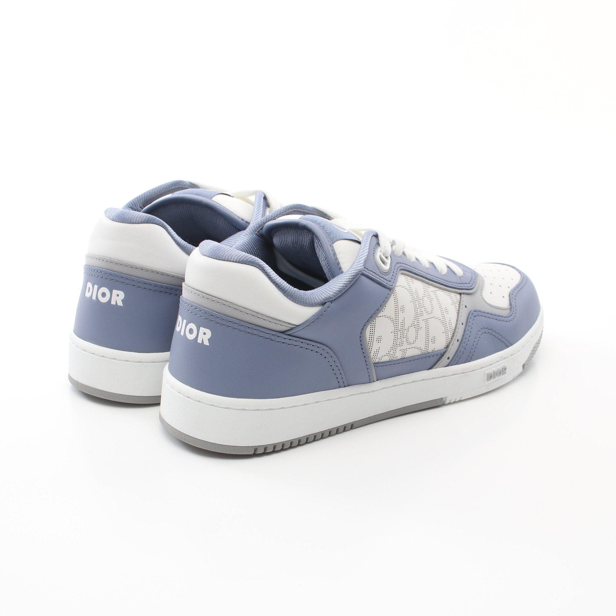 Dior Low-top Sneakers Leather White Blue gray Light gray