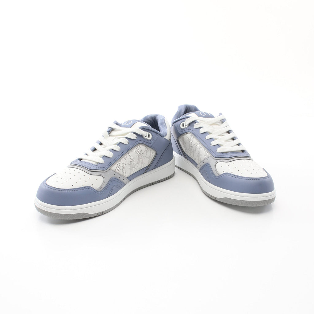 Dior Low-top Sneakers Leather White Blue gray Light gray