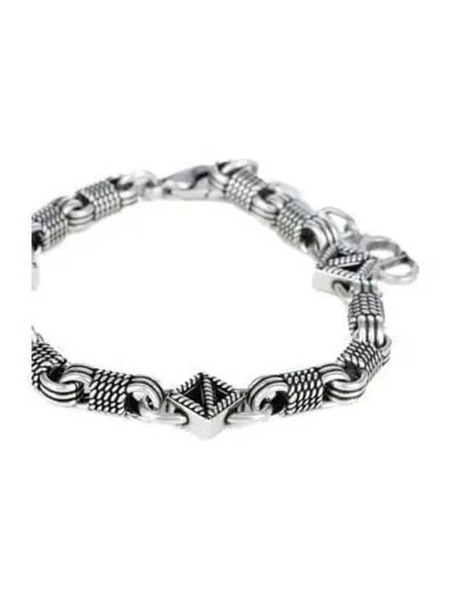 CD Diamond Buffalo Bracelet Silver Dior