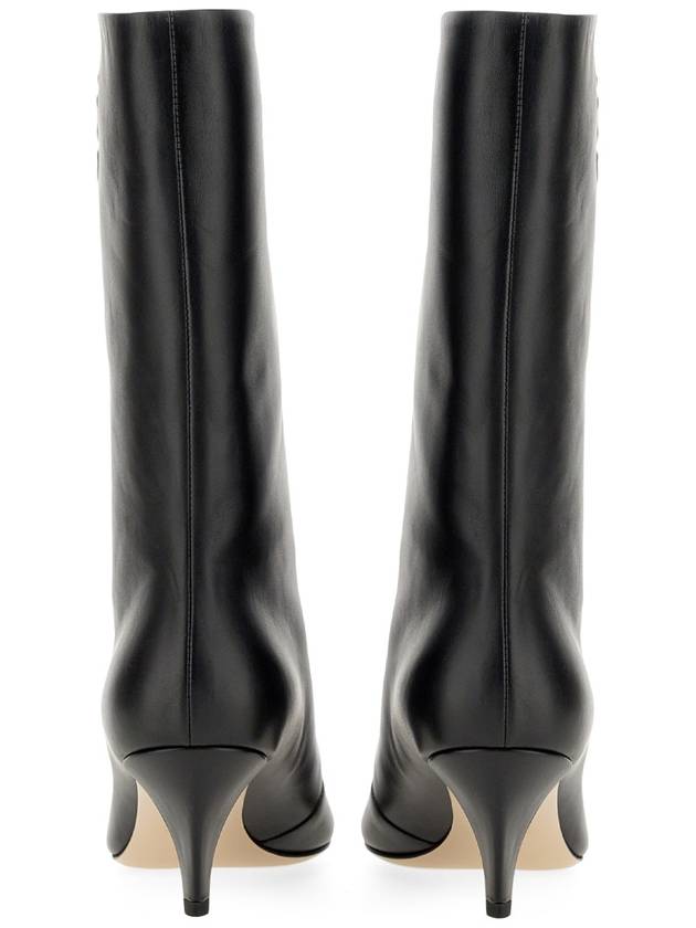 Fendi Karligraphy Logo Middle Boots Black