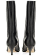 Fendi Karligraphy Logo Middle Boots Black