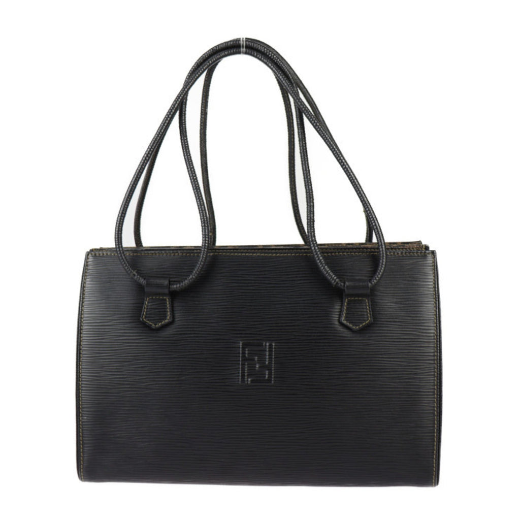 Fendi   Canvas Leather Handbag Shoulder Bag Tote Bag ()