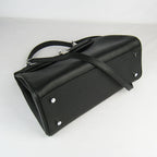 Hermes Kelly 32cm Togo Leather Handbag 6108 Black Silver