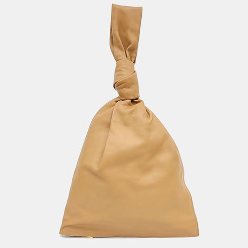 Bottega Veneta Beige Leather Twist Bag