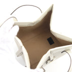 FENDI ORIGAMI MINI Origami Mini Shoulder bag Leather White