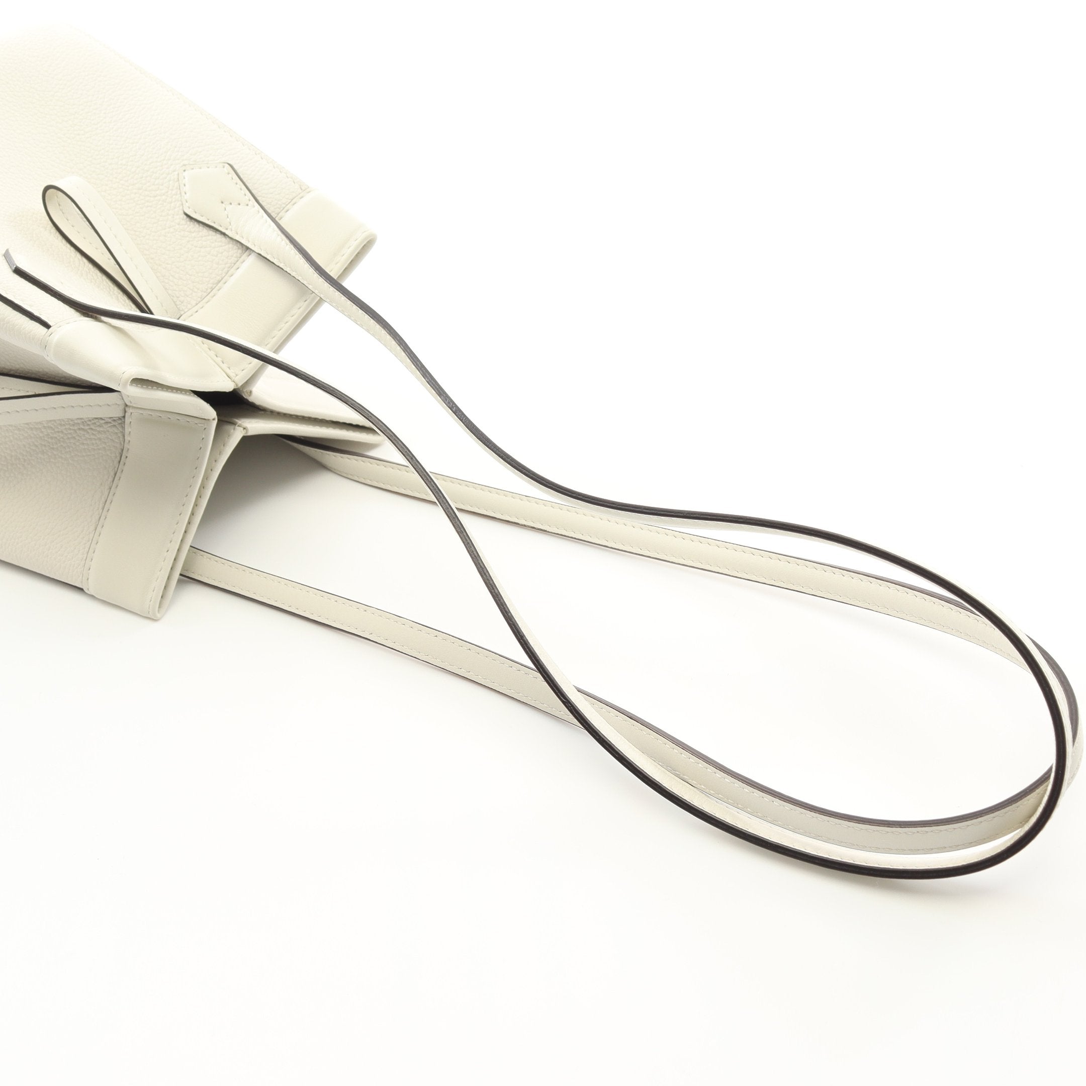 FENDI ORIGAMI MINI Origami Mini Shoulder bag Leather White