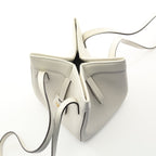 FENDI ORIGAMI MINI Origami Mini Shoulder bag Leather White