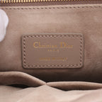 Dior BOOK TOTE Book tote Medium Macro Cannage Handbag Tote bag Leather Gray beige 2WAY