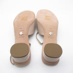 Dior Heel Sandals Sandals Leather Pink