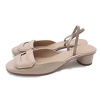 Dior Heel Sandals Sandals Leather Pink