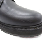 FENDI Knit Boots Boots Leather Canvas Black