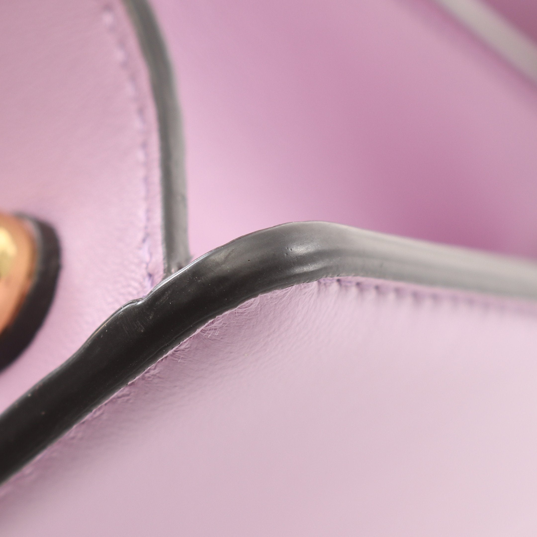 FENDI Peekaboo ISeeU Handbag Leather Purple 2WAY