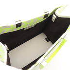 FENDI FENDI * Marc Jacobs SUNSHINE MEDIUM Sunshine Medium Handbag Tote bag Leather Light gray Yellow-green 2WAY