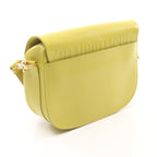 Dior BOBBY Bobby Medium Shoulder bag Leather Yellow-green