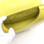 Dior BOBBY Bobby Medium Shoulder bag Leather Yellow-green