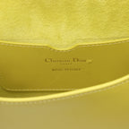 Dior BOBBY Bobby Medium Shoulder bag Leather Yellow-green