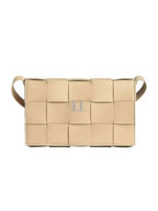 Bottega Veneta Intrecciato Cassette Cross Bag Porridge
