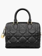 Groove 25 Bag Black Macrocannage Calfskin M1365UBOL M900 Dior
