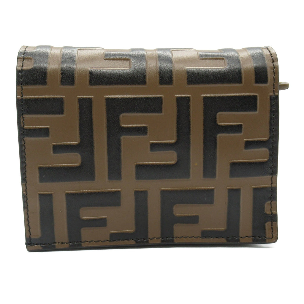 FENDI F Is Fendi Bi-fold wallet Bi-fold wallet Leather Brown