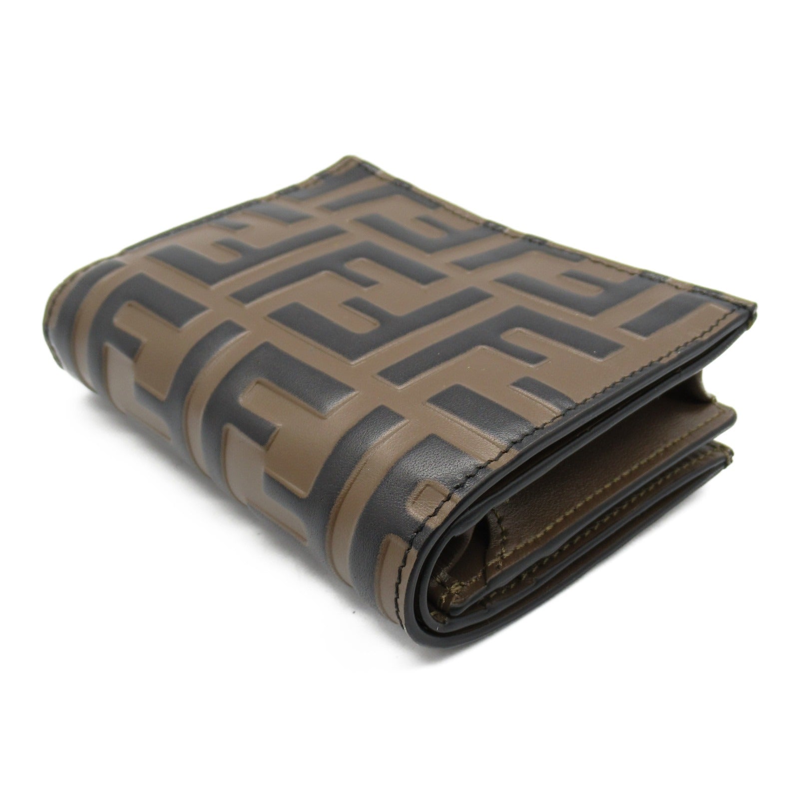 FENDI F Is Fendi Bi-fold wallet Bi-fold wallet Leather Brown